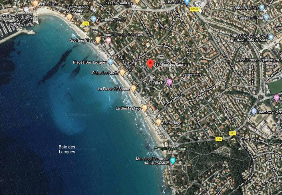Le Sof Paradis Grand T2 Sur La Plage Des Lecques Saint-Cyr-sur-Mer Exterior photo